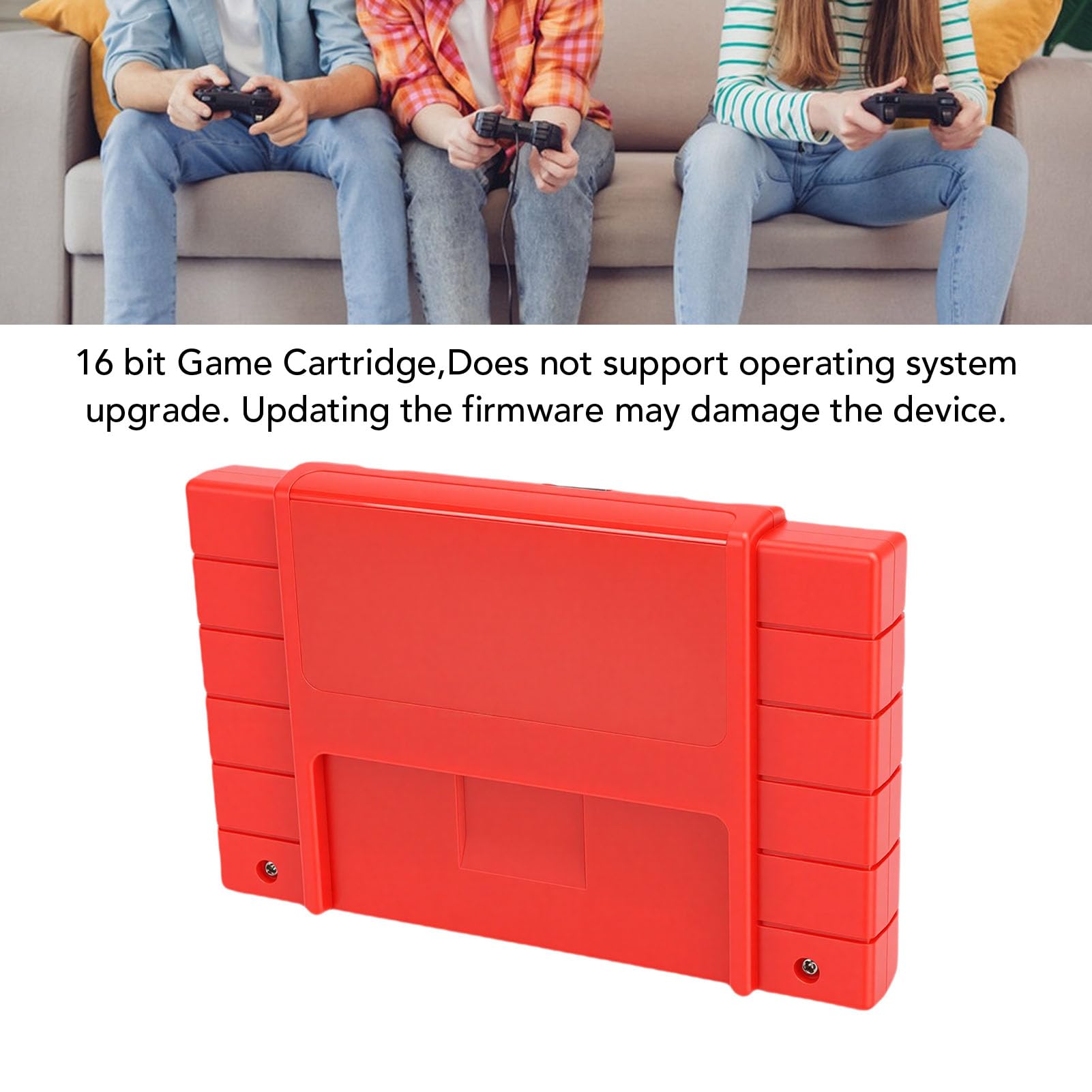 Cuifati Cartucho de Juego 900 en 1, Tarjeta de Memoria Integrada de 8 GB de Funcionamiento Rápido con Función de Guardado para Consola de Juegos de 16 Bits
