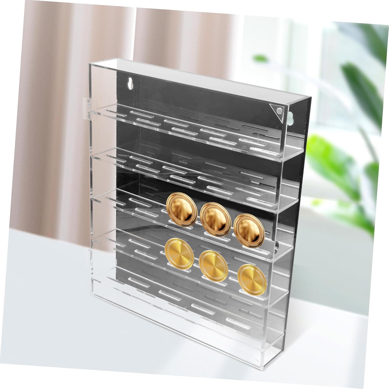 Coin Capsules Holder Plastic Coin Box Coin Collection Box Long-Term Resistance