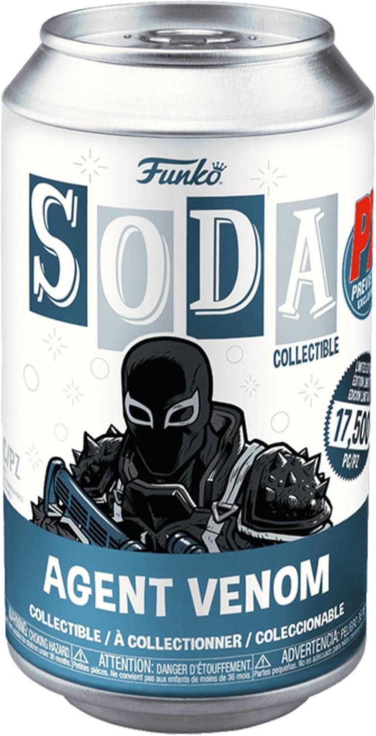 San Diego Previews Exclusive 2023 Vinyl Soda: Agent Venom with Chase PX Vinyl Figure