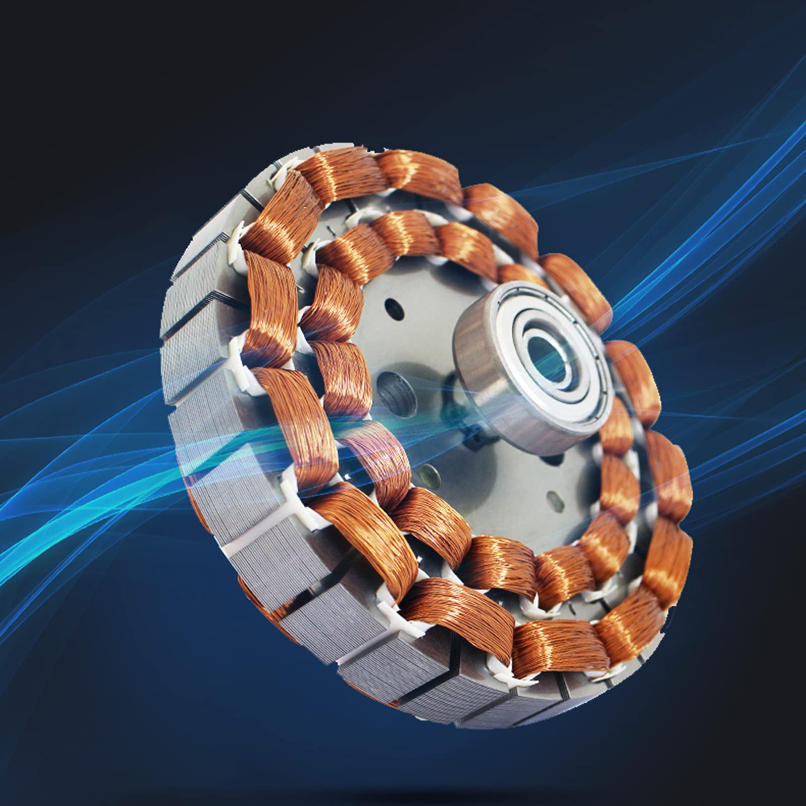 1.4m Ventilatore da Soffitto Industriale Grande Ventilatori Domestico in Acciaio Inossidabile, Nucleo in Rame Puro Vento Forte, Ventilatore Elettrico Industriale da 100 W A 5 velocità