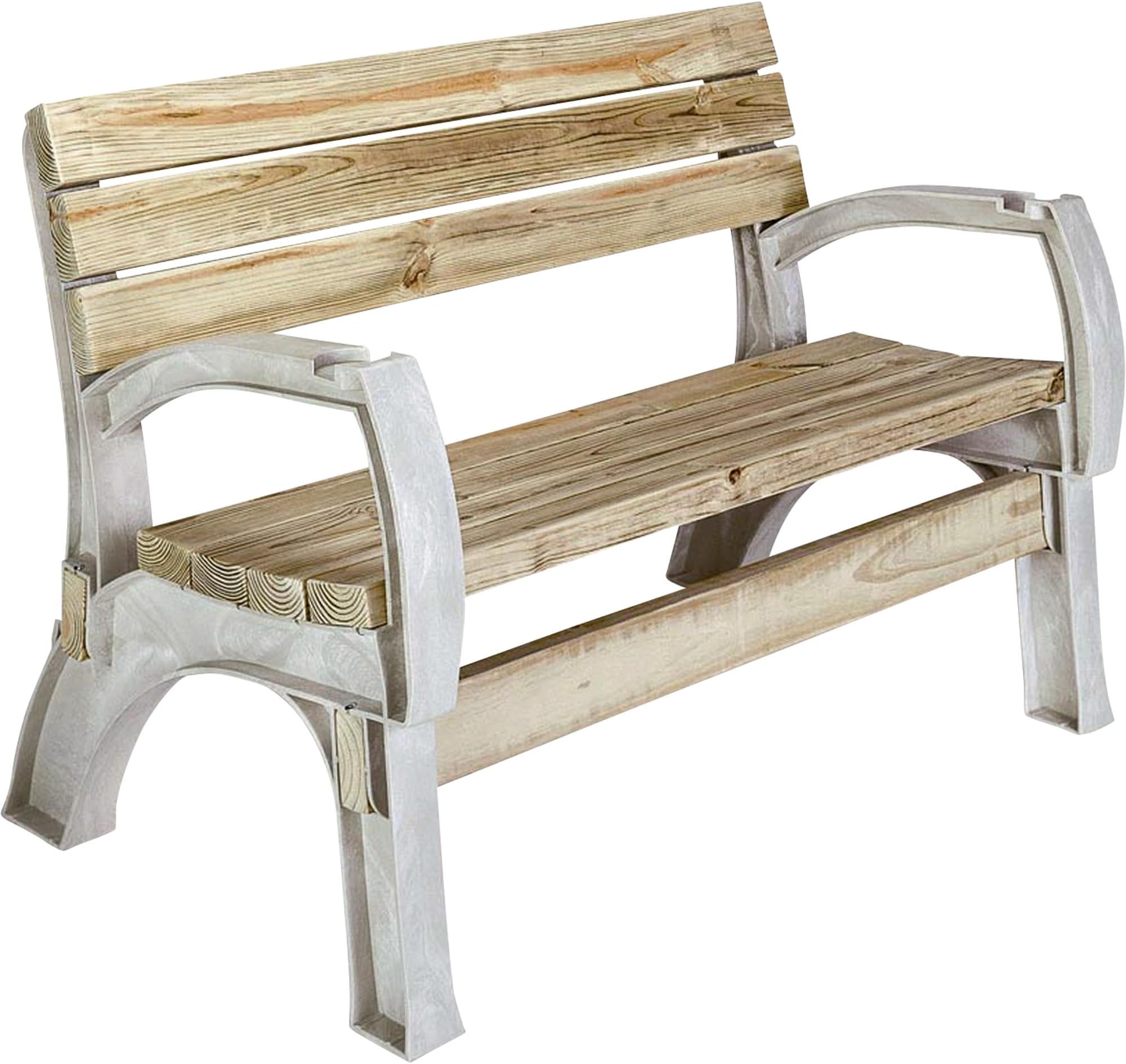 2x4basics 90134ONLMI Hopkins, 6"D x 40"W x 33"H, AnySize Chair or Bench Ends, Sand