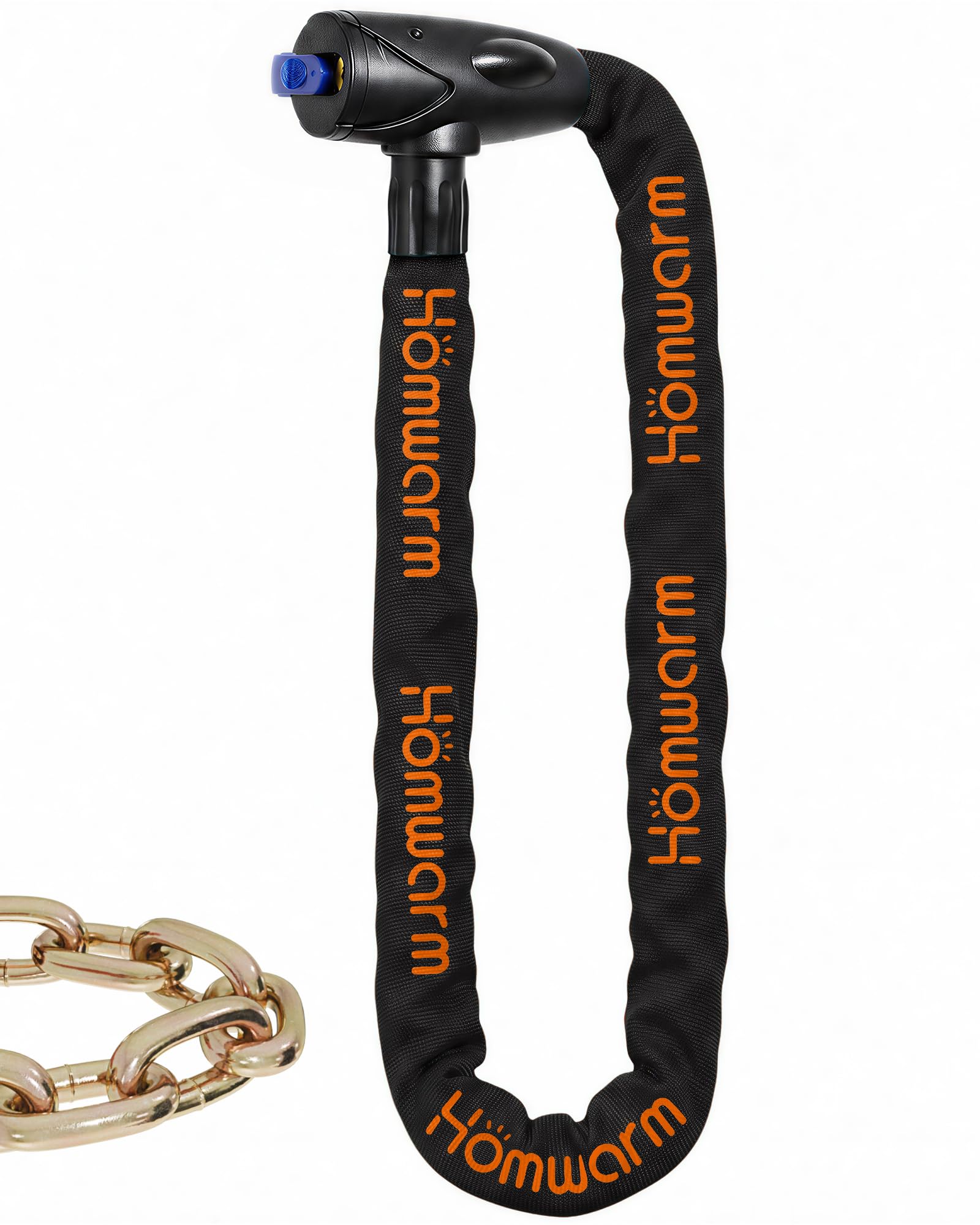 Amazon.co.jp: Homwarm バイクロック チェーンロック 頑丈 盗難防止 鍵
