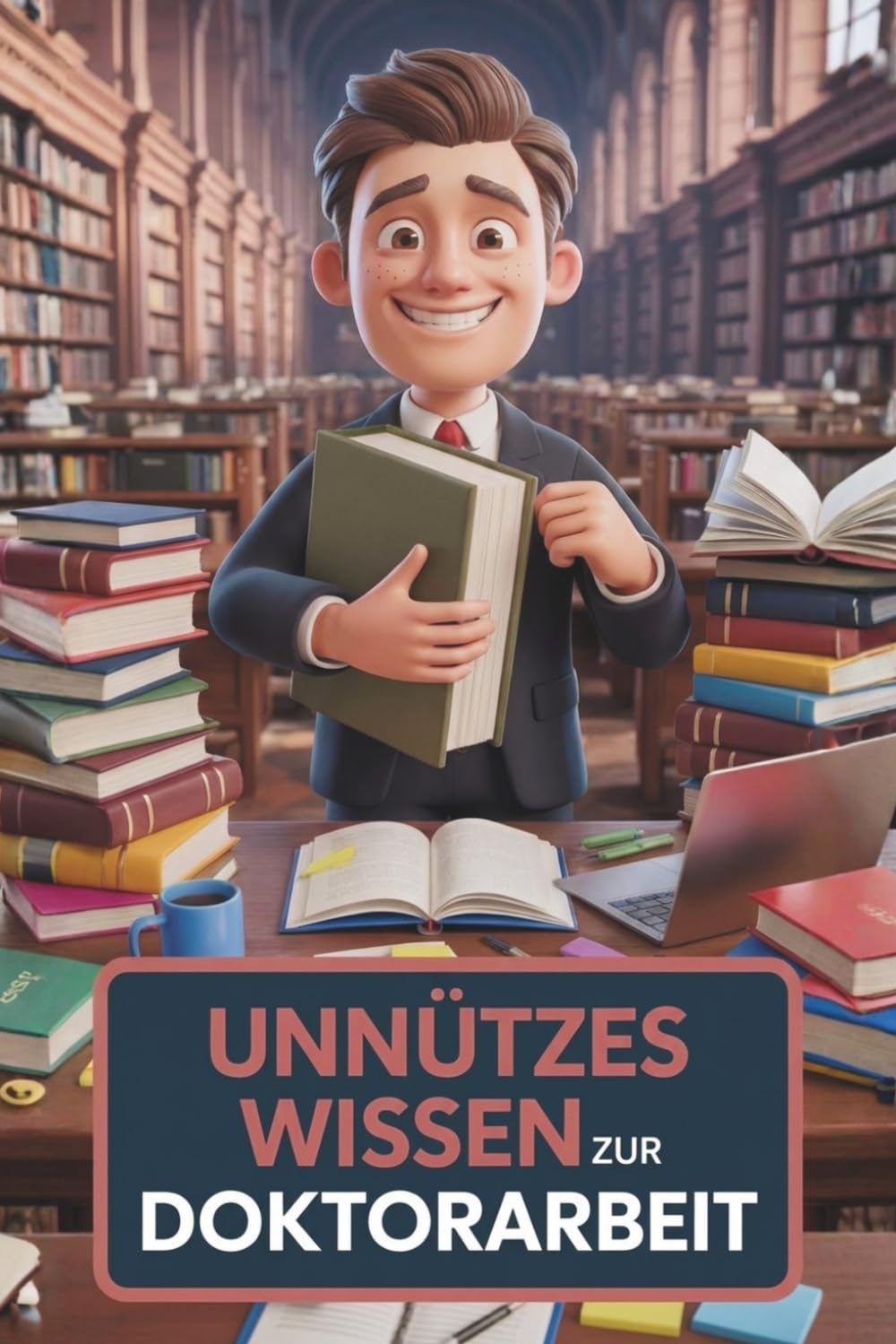 Unnützes Wissen für Doktorandinnen - 100 kuriose, wahre und verblüffende Fakten über Promotion, Dissertation, Disputation und den ganz normalen Forschungswahnsinn