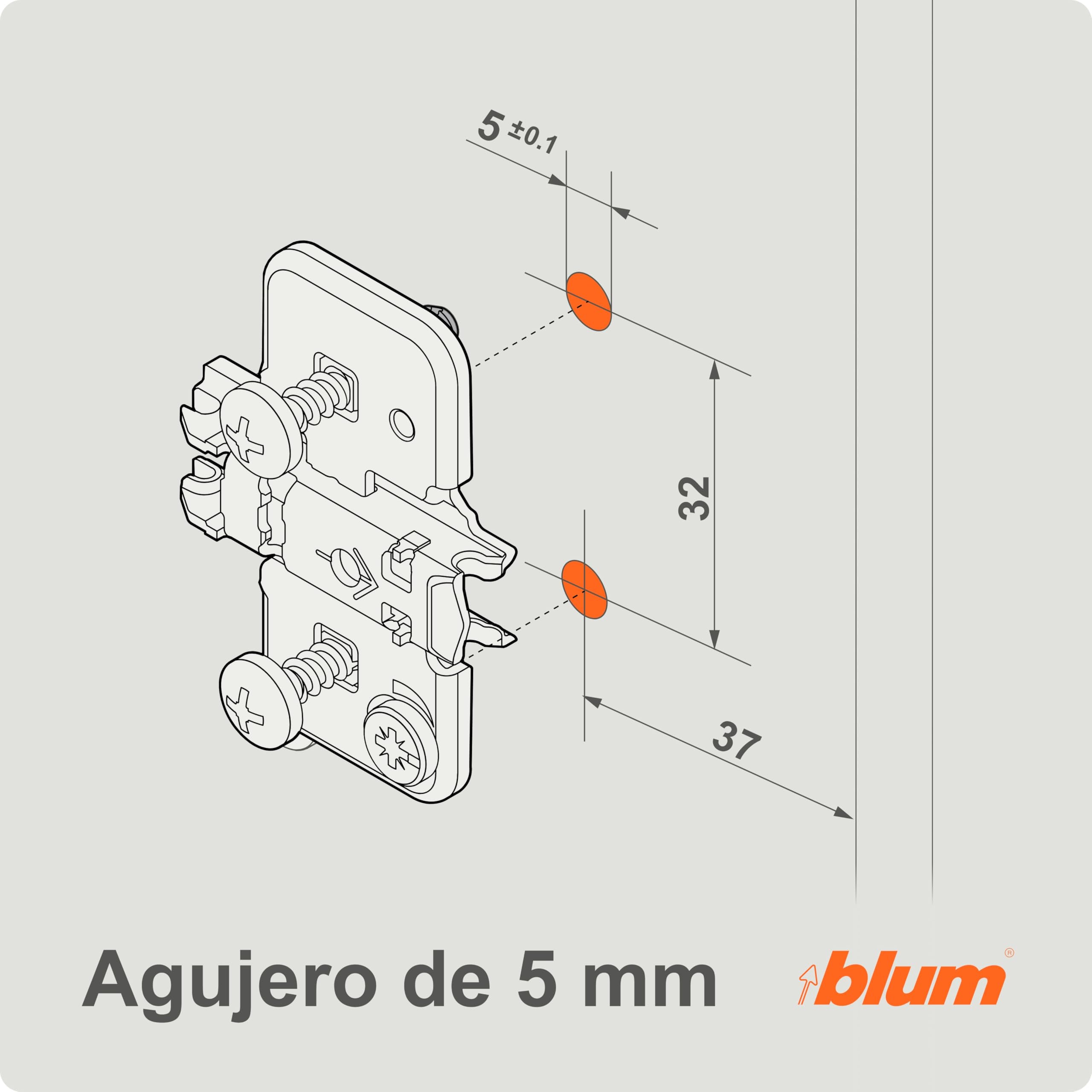 BLUM 3280079 - Calibre de perforación