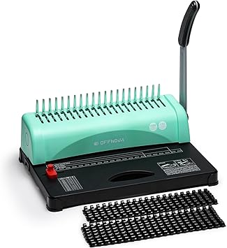 Rilegatrice 2 In 1 Spirali Anelli Disco Mini Rilegatrice Craftelier Minty Duo - Per Spirali E Anelli Fino A 1 Pollice Uni Kuru Toga