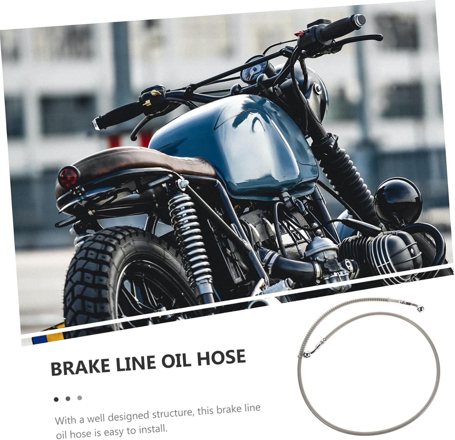 Alipis Hydraulic Brake Line Oil Hose Tube Motorcycle Brake Line for High Performance