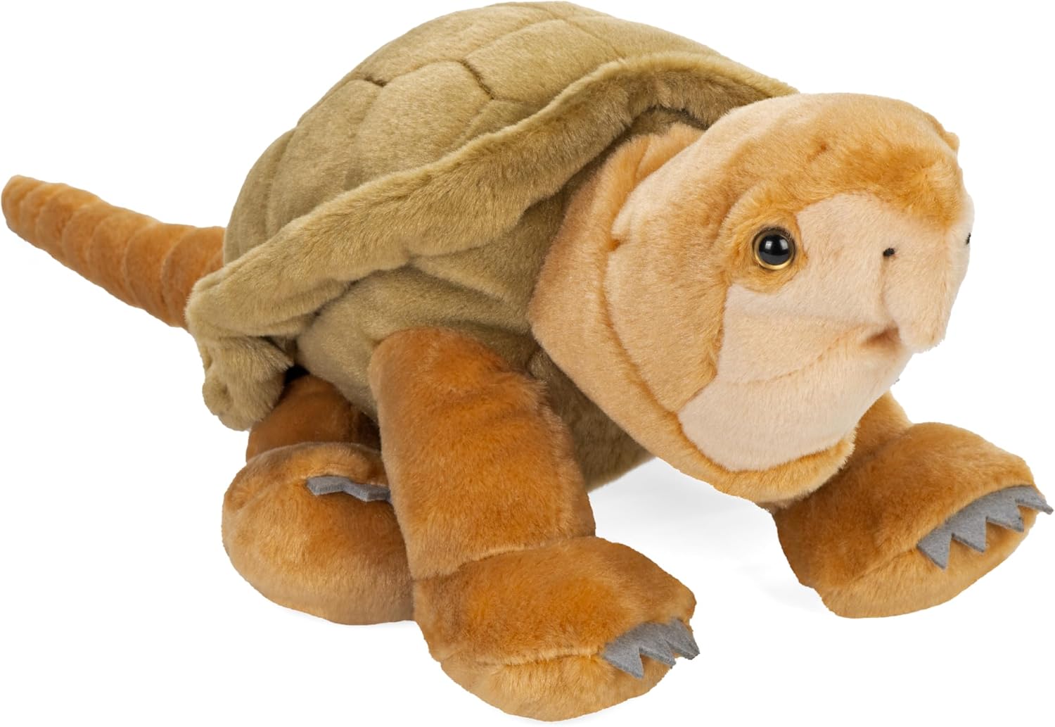Wild Republic Cuddlekins Eco Asian Big Headed Turtle, Stuffed Animal, 12 Inches, Plush Toy, Fill is Spun Recycled Water Bottles
