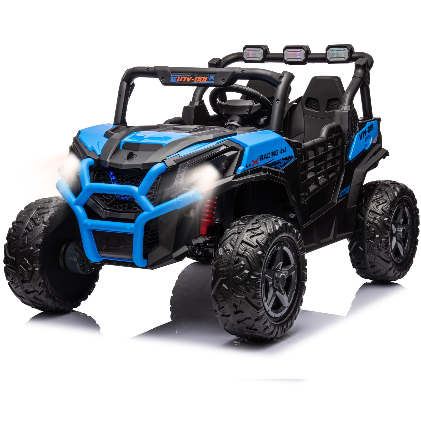 Kid Police 4WD UTV 24V Ride On Toys for Big Kids 2 Seater Ride On Toys Kids