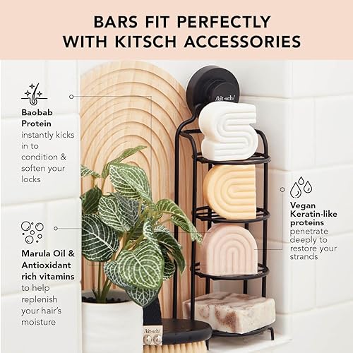 Miniatura 2 de Kitsch Bond Repair Mascarilla capilar Tratamiento capilar fortalecedor para restaurar y reponer Mascarilla capilar para cabello dañado y seco