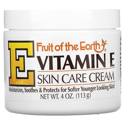 Crema con vitamina E Fruit of the Earth, 4 onzas frasco de 4 onzas., FRUIT493767, 1