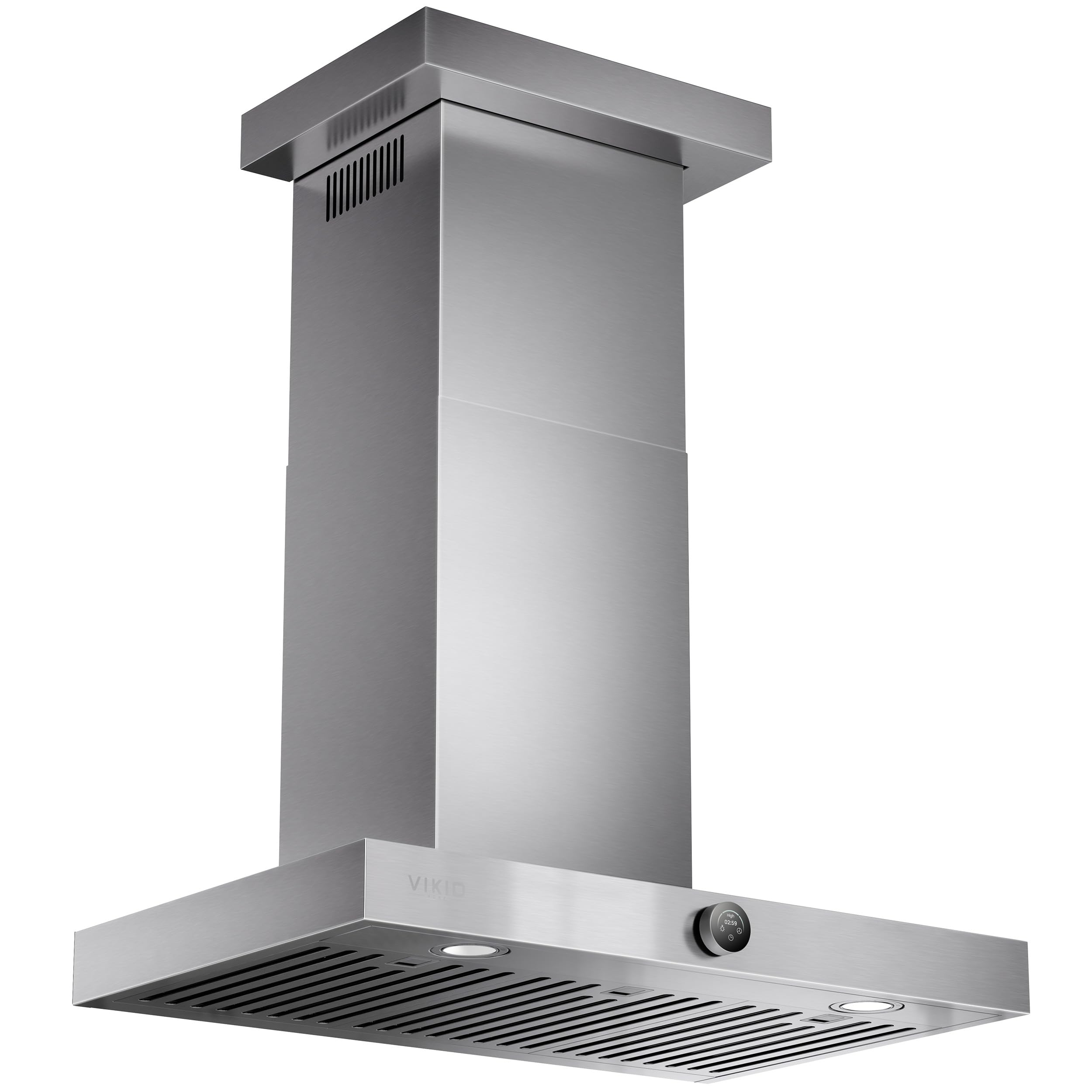 Photo 1 of **missing pieces and hardware**30 Inch Wall Mount Range Hood 1200CFM, Stainless Steel Convertible Ductless/Ducted Stove Vent Hood, Low Noise Kitchen Vent Hoods with Duct Cover, 2 Lights 3 Baffle Filters, Touch & Knob Control