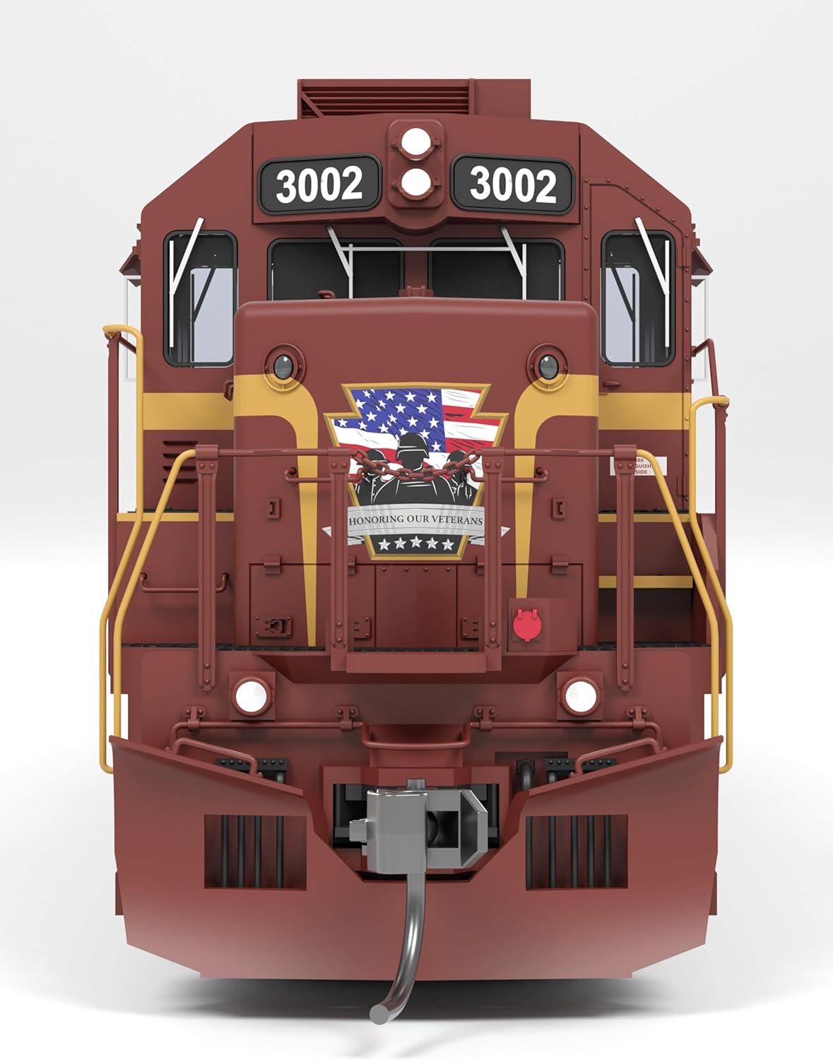 Broadway Limited 9810 EMD SD45, Louisville & Indiana 3002, "Honoring Our Veterans, Paragon4 Sound/DC/DCC, HO Scale