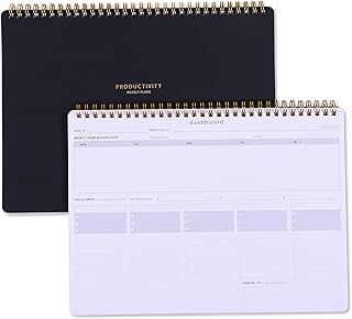 Weekday To Do List Notepad - 5-Day Undated Weekly Schedule Plan Your Daily Tasks, Goals, Events, Appointments, Shopping - Multi Project Management Planner Notebook for Work
