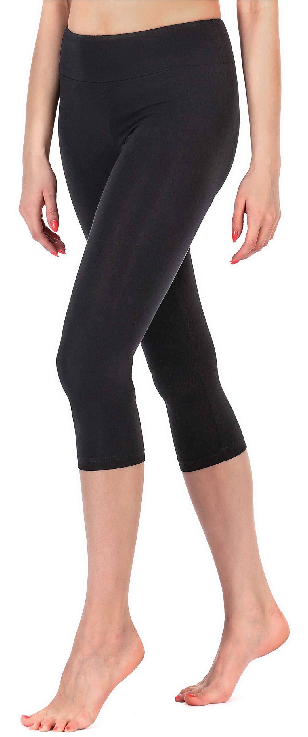 Merry Style Leggings 3/4 Pantaloni Capri Donna MS10-220