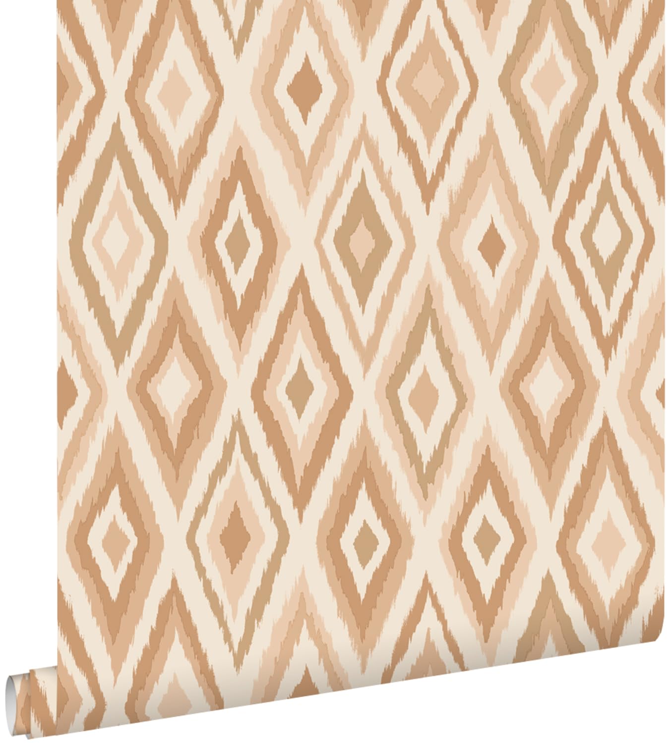 Papier peint vichy marron clair haut de gamme ESTAhome design hollandais