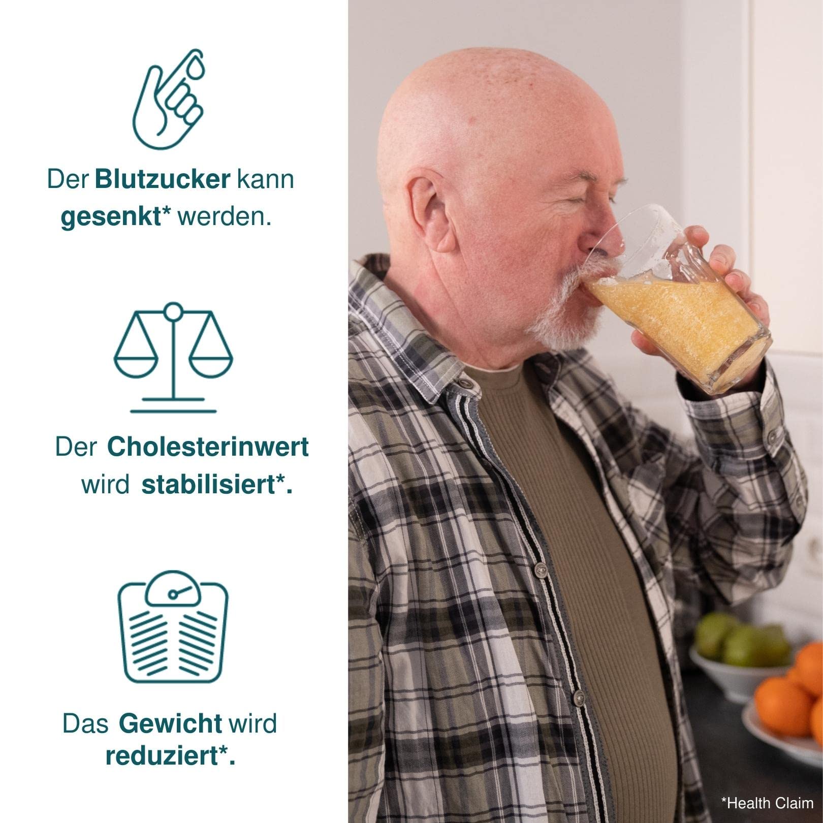 Pflanzliches Granulat zum Blutzucker- und Cholesterinmanagement (30 Sachets à 12,3 g)