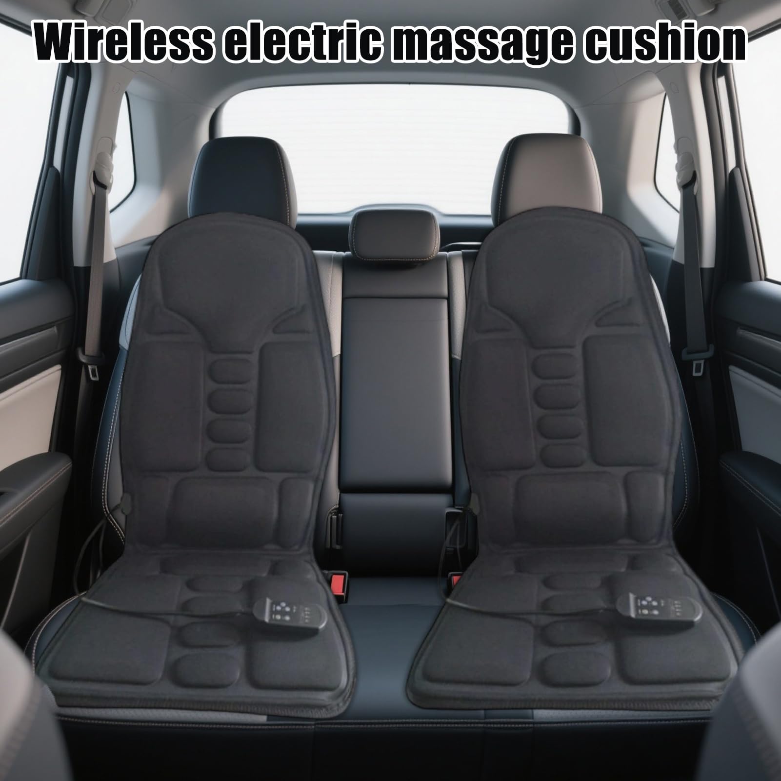Cojín Masajeador Para Espalda Cojín De Masaje Para Silla De Oficina | Almohadilla Térmica De 5 Puntos Con Función De Masaje Eléctrico Para Relajación Muscular En Hombres Y Mujeres Personas Que
