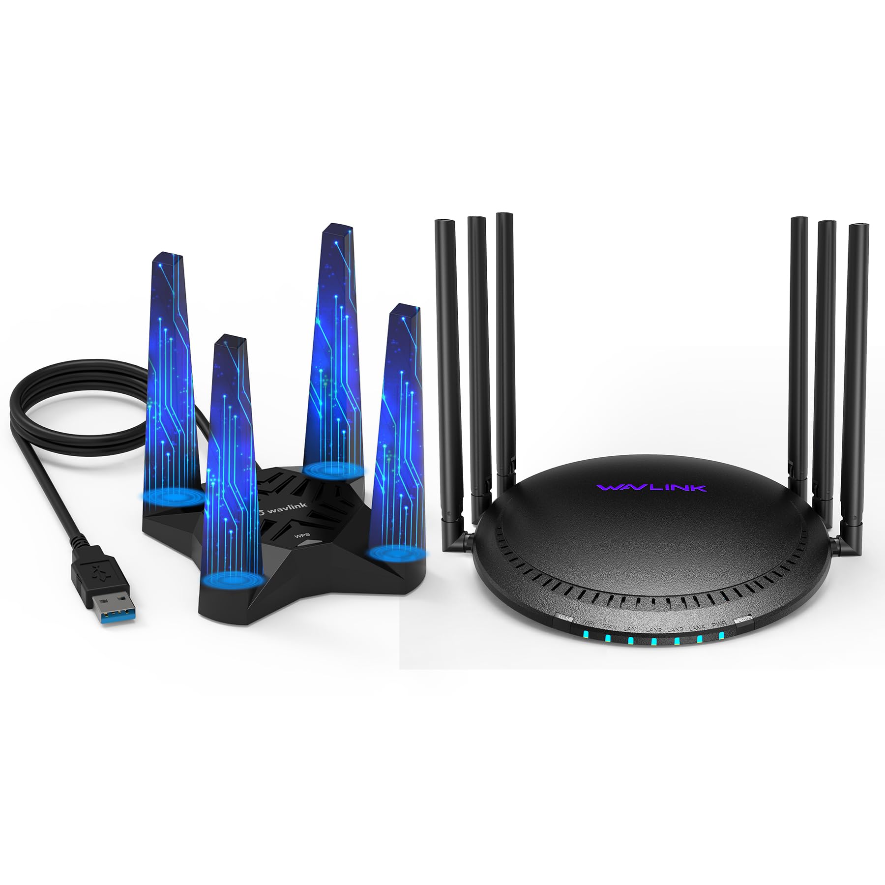 USB WiFi Adapter and WiFi Router Bundle