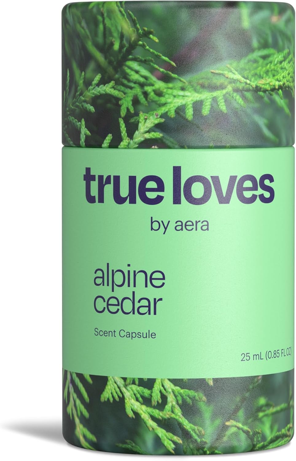 Aera True Loves Alpine Cedar - Deodorizing Home Fragrance Scent Refill for Pet Odor - Notes of Juniper, Cedarwood & Jasmine - 25mL - For Use With Aera Diffuser (Sold Separately)