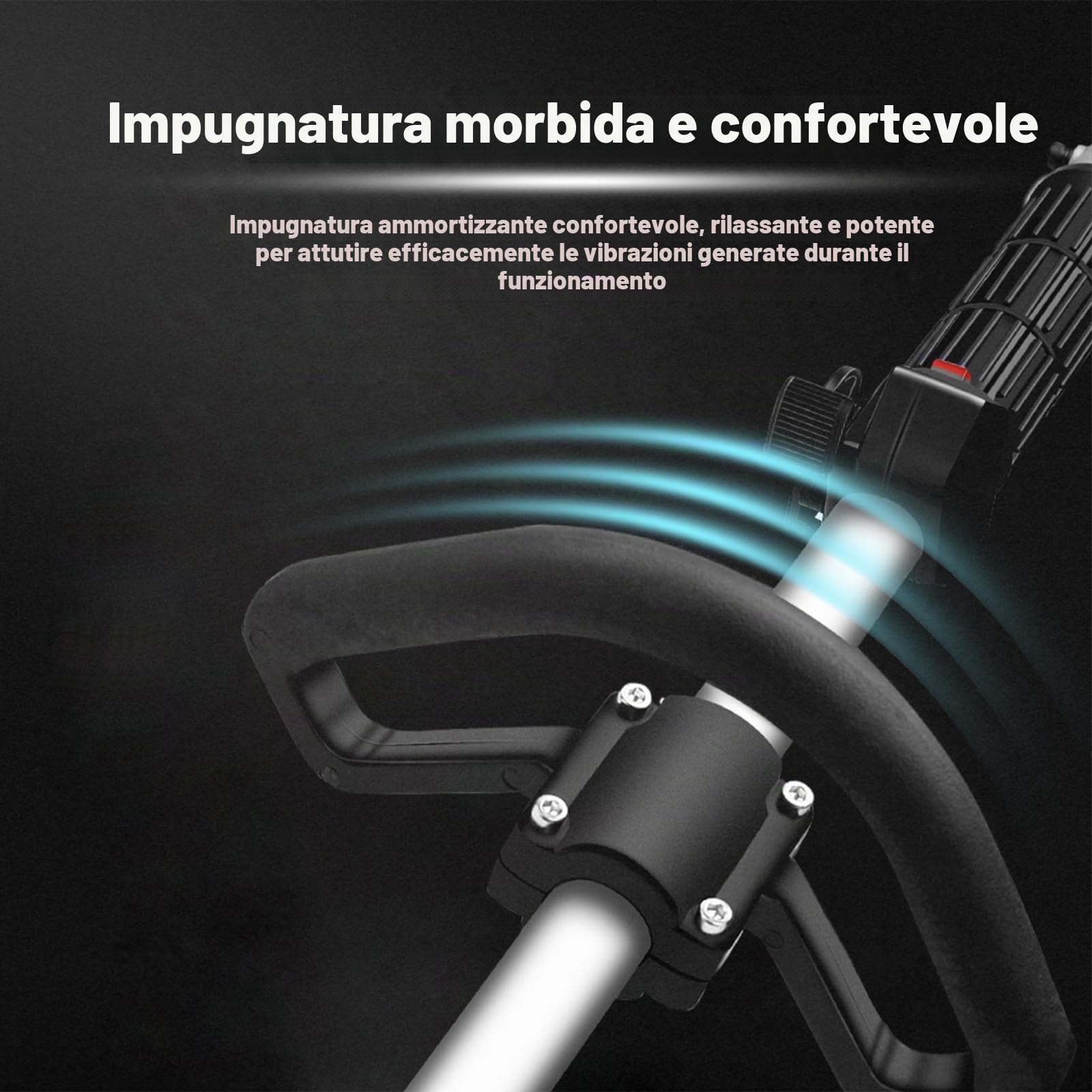 Macchina da giardino multifunzione a 4 tempi, con 8 accessori, per paesaggistica e agricoltura