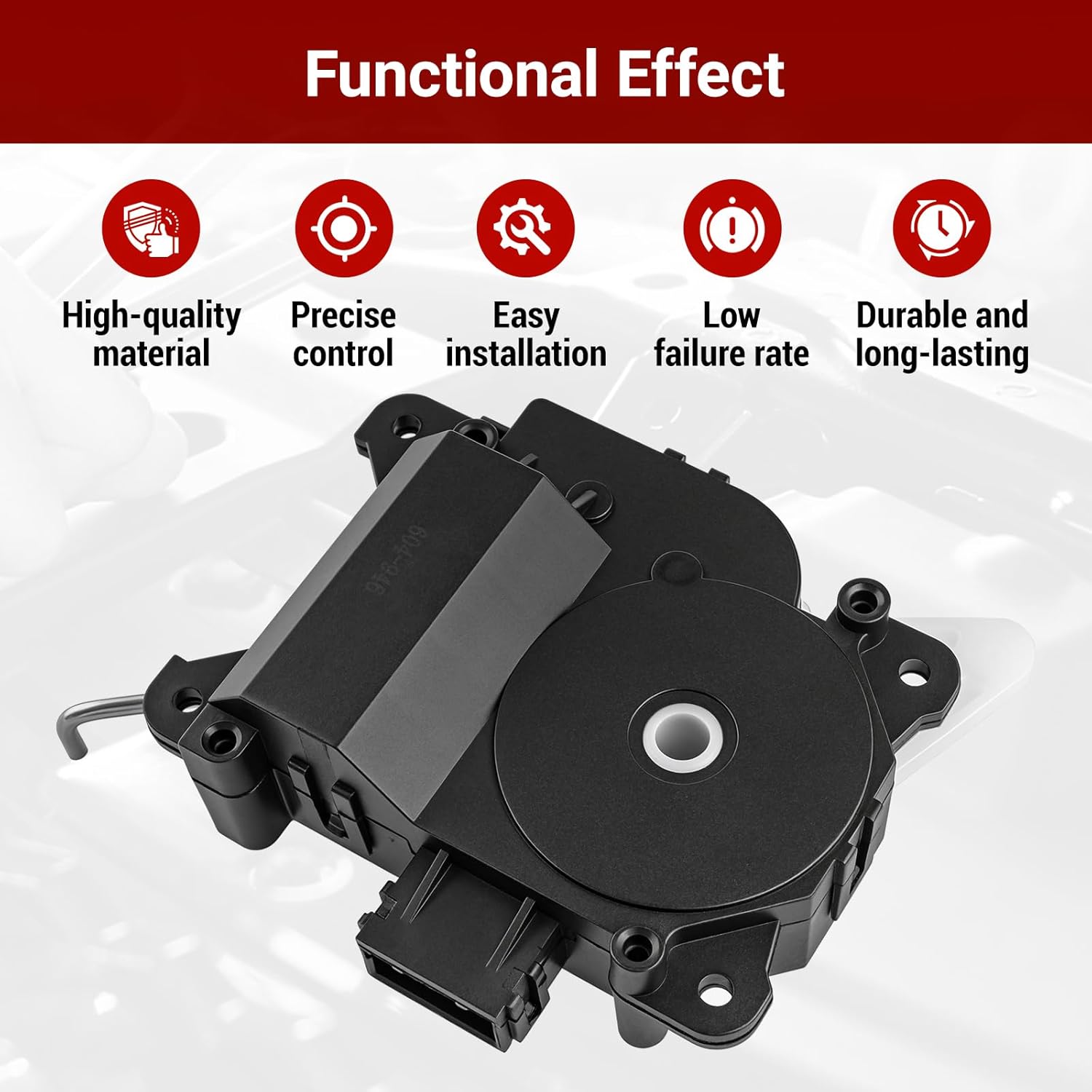 79160-S0X-A01 HVAC Blend Door Actuator Compatible with 2002-2006 Acura MDX, 2002-2004 Honda Odyssey, 2003-2008 Pilot - Main Temperature Control Air Mix Motor Assembly - Replaces 604-946 by LOKFASISHA