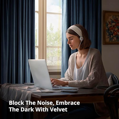 Miniatura 4 de HPD Half Price Drapes Velvet Blackout Curtains/Drapes - 84 Inches Long 1 Panel Blackout Curtain Signature Pleated for Living Room & Bedroom - 25W X