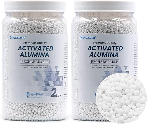 Alúmina activada de 4 libras, desecante del alúmina, deshumidificador desecante reutilizable