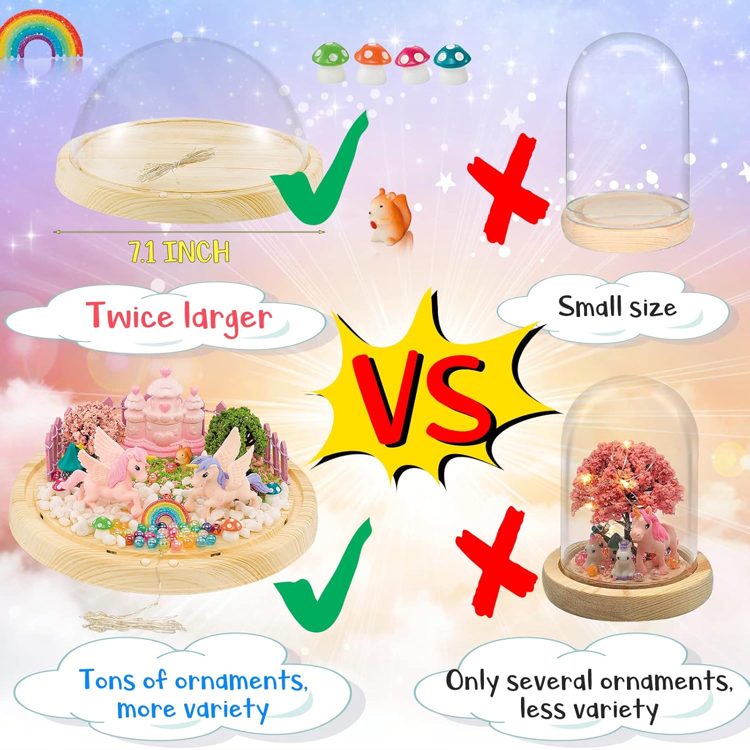 Unicorn Gifts for Girls Jewelry Making Kit - Kids Toys Arts Crafts for Kids Age 6 7 8 9 10+ Year Old, Charm Bracelet Making Supplies Beads, Girl Birthday Party Game Children Christmas Stocking : Toys & Games