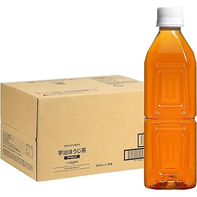 by Amazon ラベルレス 宇治ほうじ茶 500ml×24本