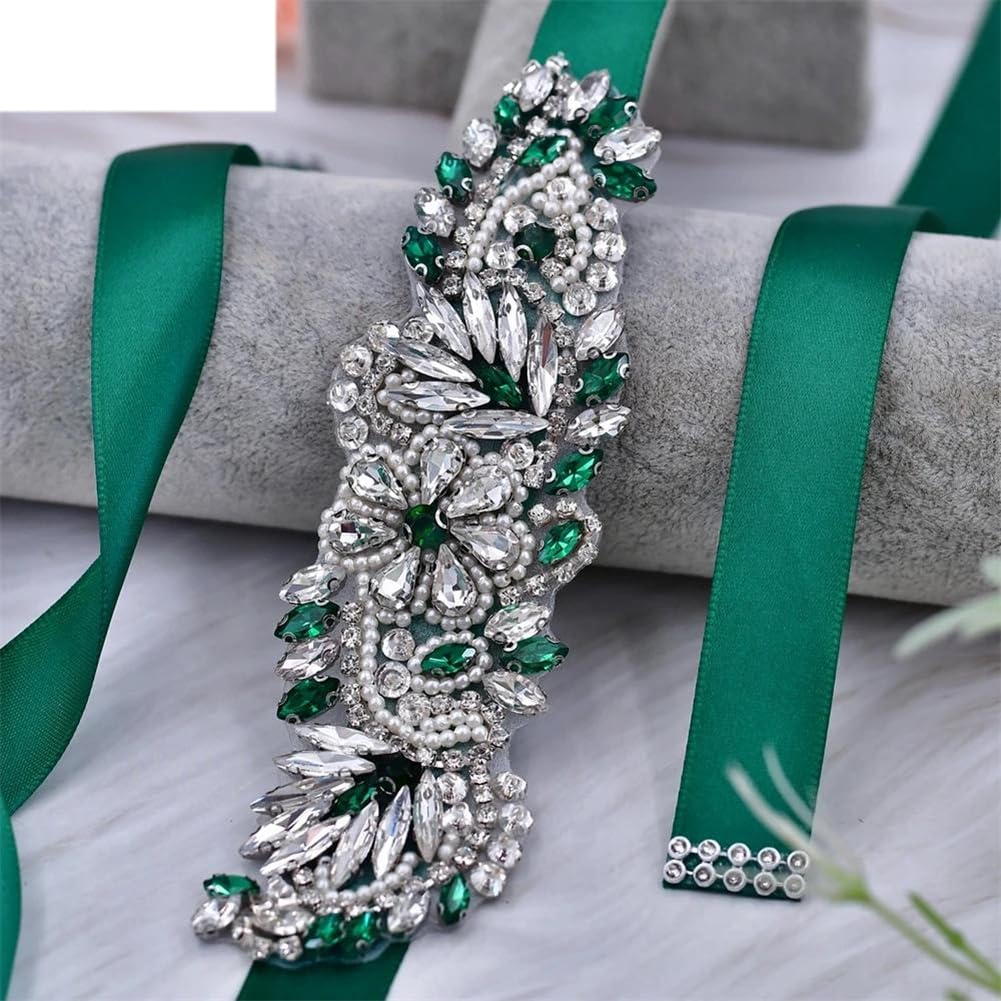 Cintura da sposa con strass cinture per donne cinture da sposa e fasce accessori per abiti lucidi