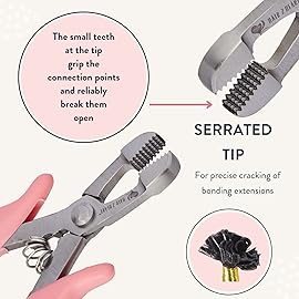 hair2heart Remover Pliers | Bonding Hair Extensions Remover Tool - Efficiently Removes Keratin and Micro Rings, Ensuring Safe and Easy Extension Removal