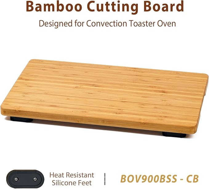 Tabla de cortar de bambú compatible con horno Breville BOV900BSS miniatura 7