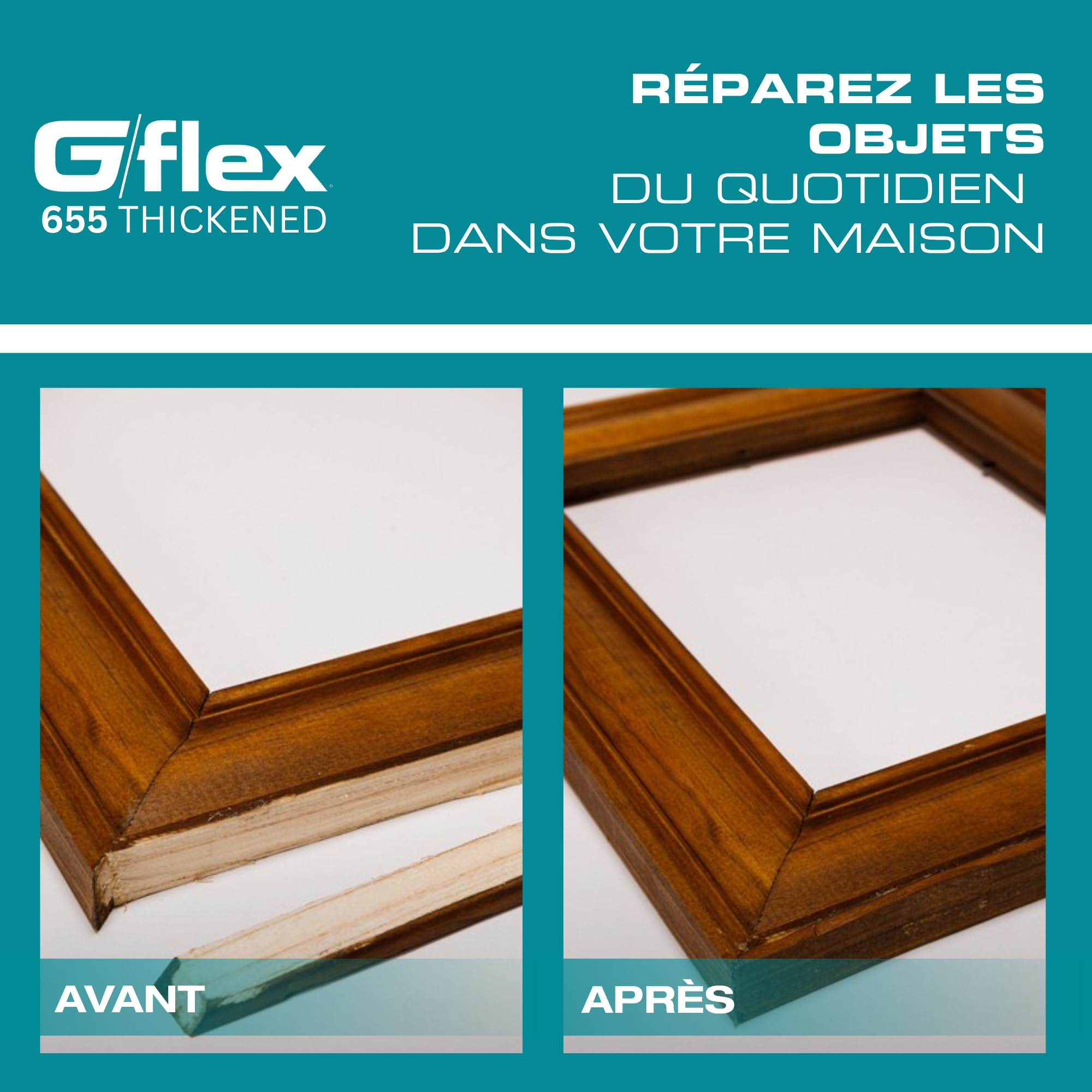 WEST SYSTEM G/flex 655-8 Colle Époxy Bi-composant pour Plastique, Métal, Bois - Résine Epoxy pour Plastique Ultra-résistante Adhésif Étanche Marine DIY
