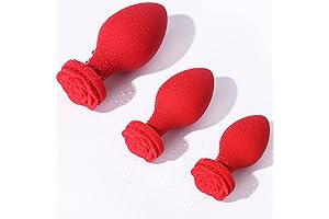 Rose Toys Ass Dildo for Women,Man and Gays,Butt Plug Sex Stimulator Silicone...