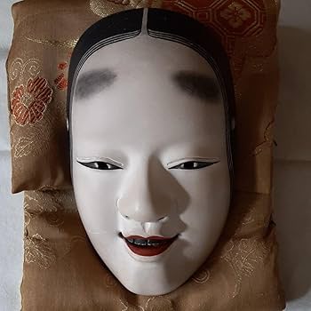 能面　面袋付き　小面・中将 能面面袋付き小面・中将