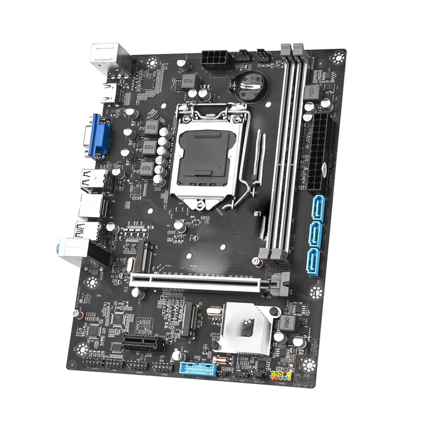 Back view of the JINGSHA H311 LGA1151 Motherboard