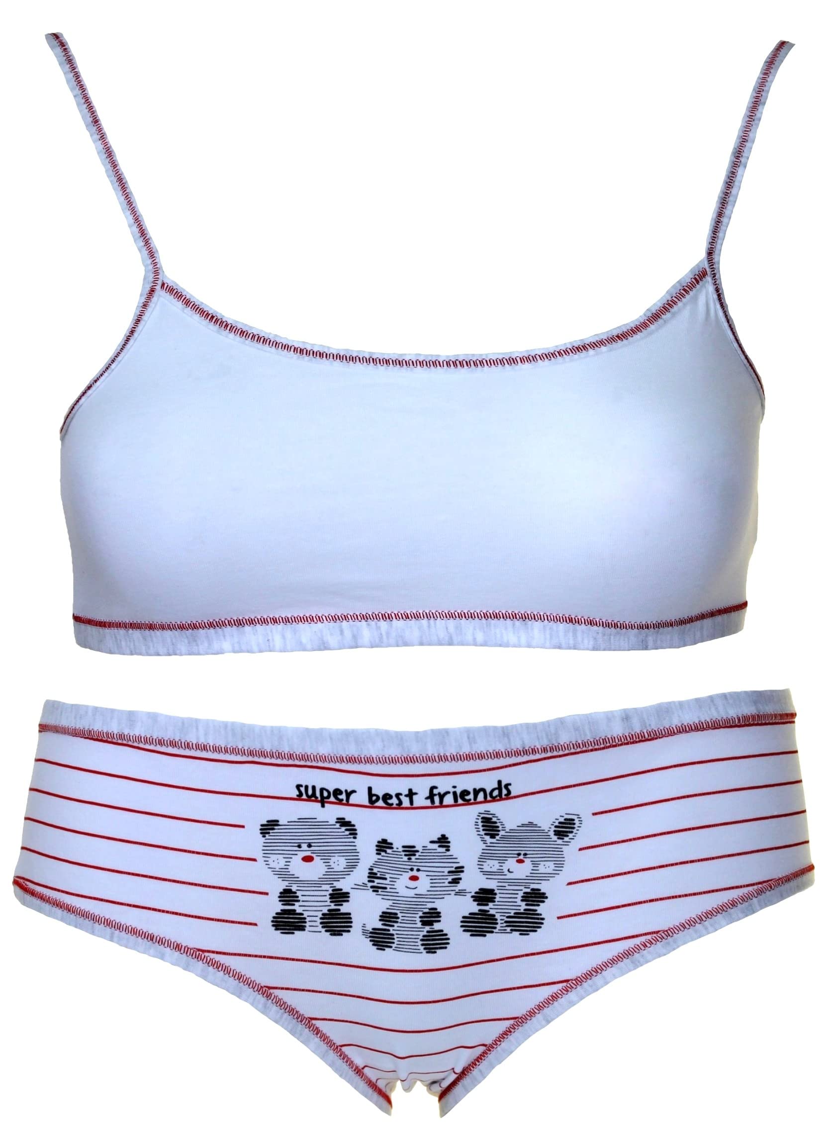 Completo Intimo Bimba JADEA - Top E Slip Coordinati, Cotone Comfort - Foto 9
