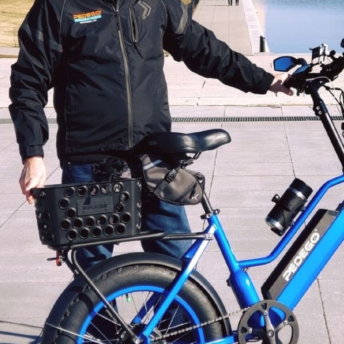 Borsa Portapacchi Universale Per Bici BIKASE Reggie Ebike - 800 Ci, Impermeabile Con Copertura, Per Oggetti Personali