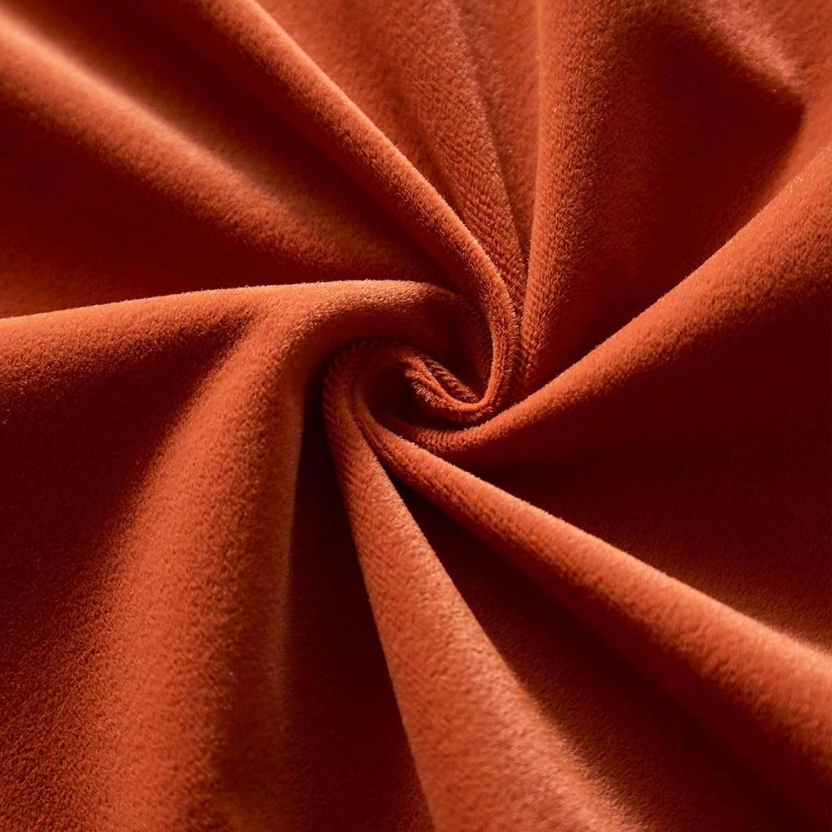 Soft Luxurious Velvet Tablecloth, Ruffled Solid Color Round Thick Tablecloth, Vintage Farmhouse Oval Style, Washable, Suitable Parties, Weddings, Baby Showers, Kitchen.（60 Inch Round） Orange - Image 4