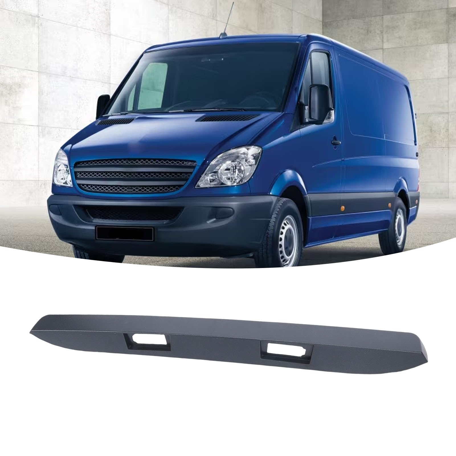 Zierleiste für Hintere Kennzeichenbeleuchtung, Langlebiger Ersatz für Sprinter 2006–2018, Nahtlose Installation und Robustes Material für Dauerhaften Einsatz für Heimwerker