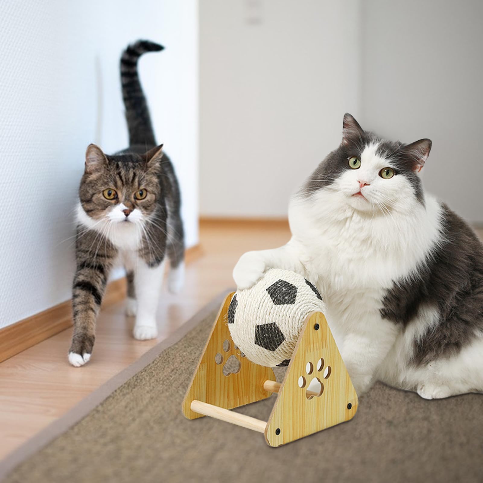 n*i様 猫ハウス 展望台 猫スクラッチボード 据え置き型 猫おもちゃ