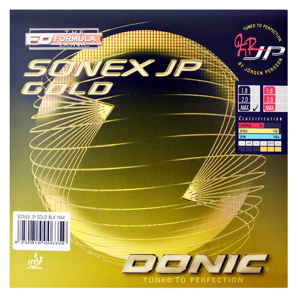 DONIC Sonex Jp Gold Table Tennis Rubber, Colour Black Amazon.in