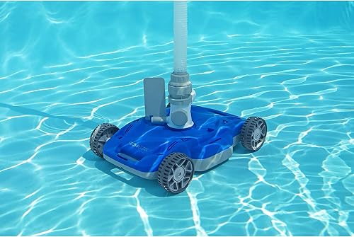 Miniatura 3 de Bestway FlowClear AquaDrift - Aspiradora automática para piscina sobre el suelo con ruedas multidireccionales y 3 ajustes ajustables, color azul