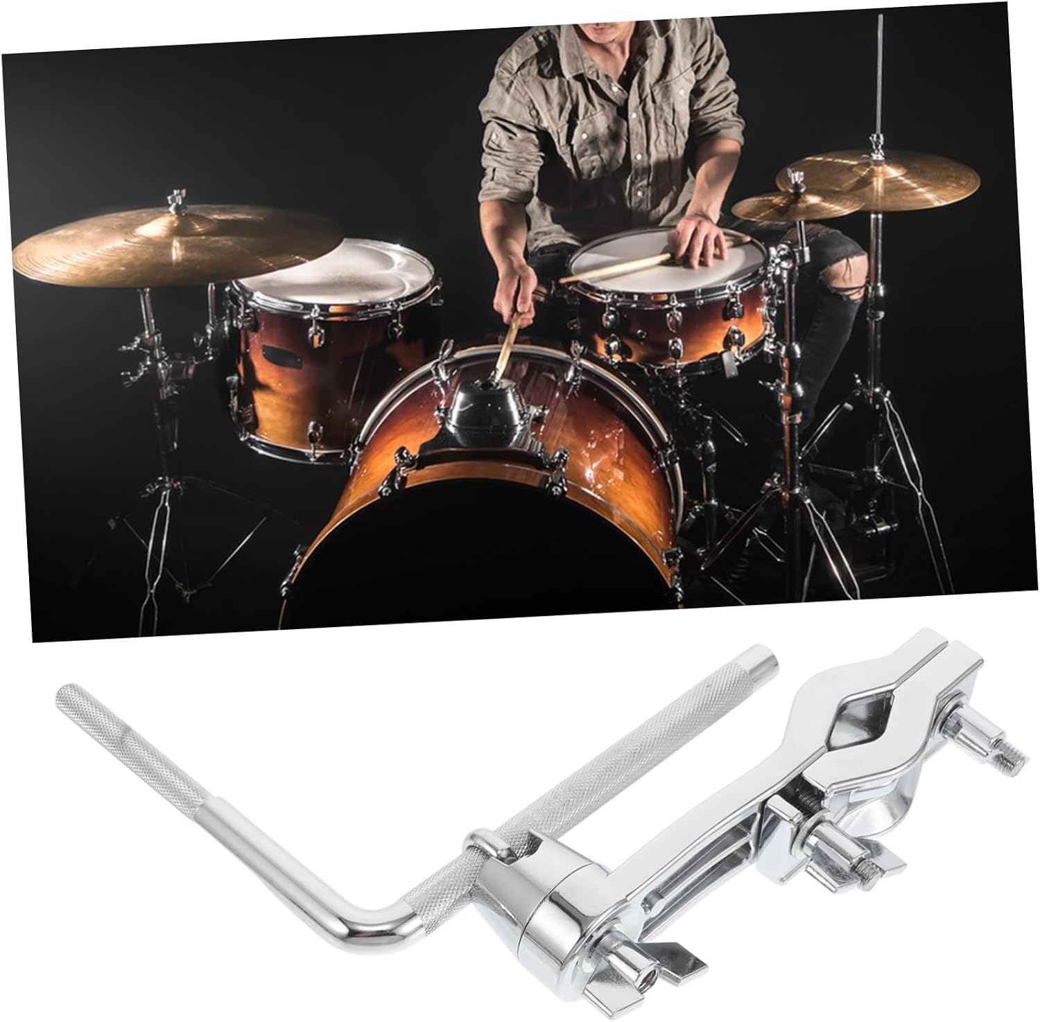 Drum Mounting Arms Snare Drum Stand Accessory Cowbell Mounting Bracket Clamp Rack