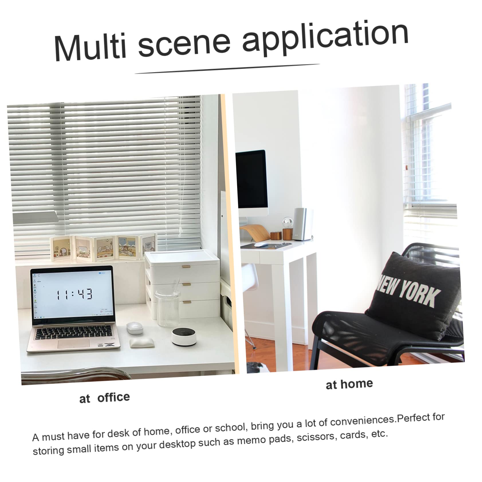 MAGICLULU 3piezas Soporte De Notas De Mármol Dispensador De Papeleos Decorativo Organizador De Escritorio Multifuncional Para Notas Tarjetas De Visita y Material De Oficina