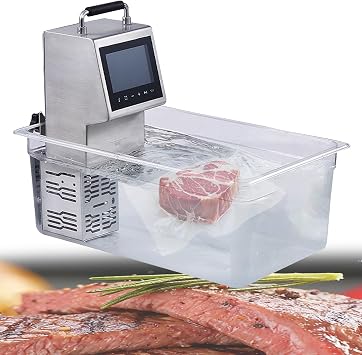 Commercial Sous Vide Machine Immersion Circulator with Lcd Digital Display Precise Temperature Control Time Setting Fast Heating Adjustable From 5-99C