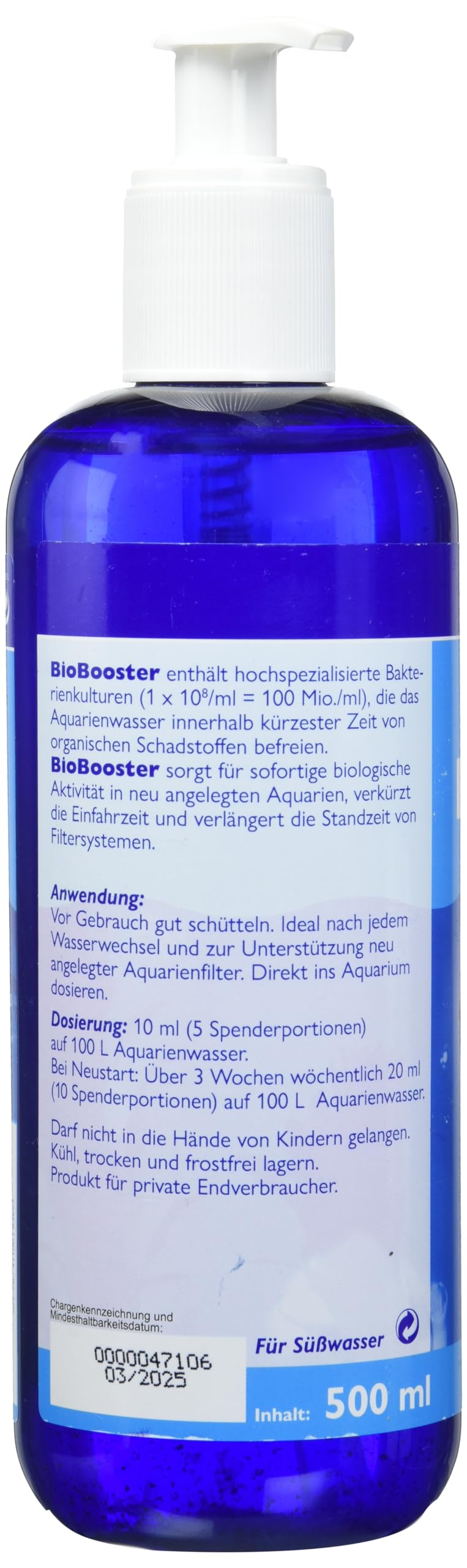 Söll 83693 BioBoost 500 ml – Détachant efficace des nitrates pour aquarium, réduction rapide des polluants biologiques, moins de changements d'eau