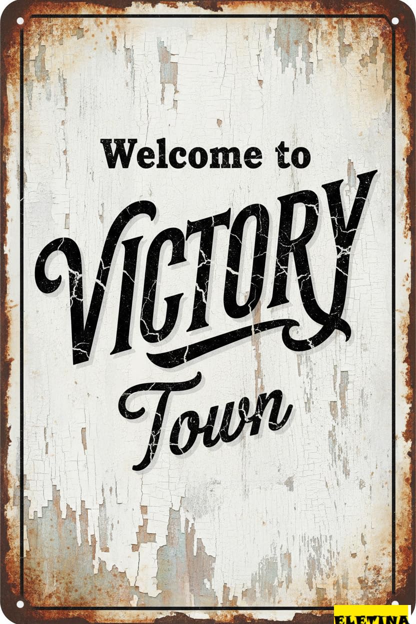 Vintage Metal Tin Sign for Man Cave En Decor S Welcome To Pound Town Funny Wall Decor Inspirational Home Farmhouse Kitchen Cafe Decoration 8x12 Inch