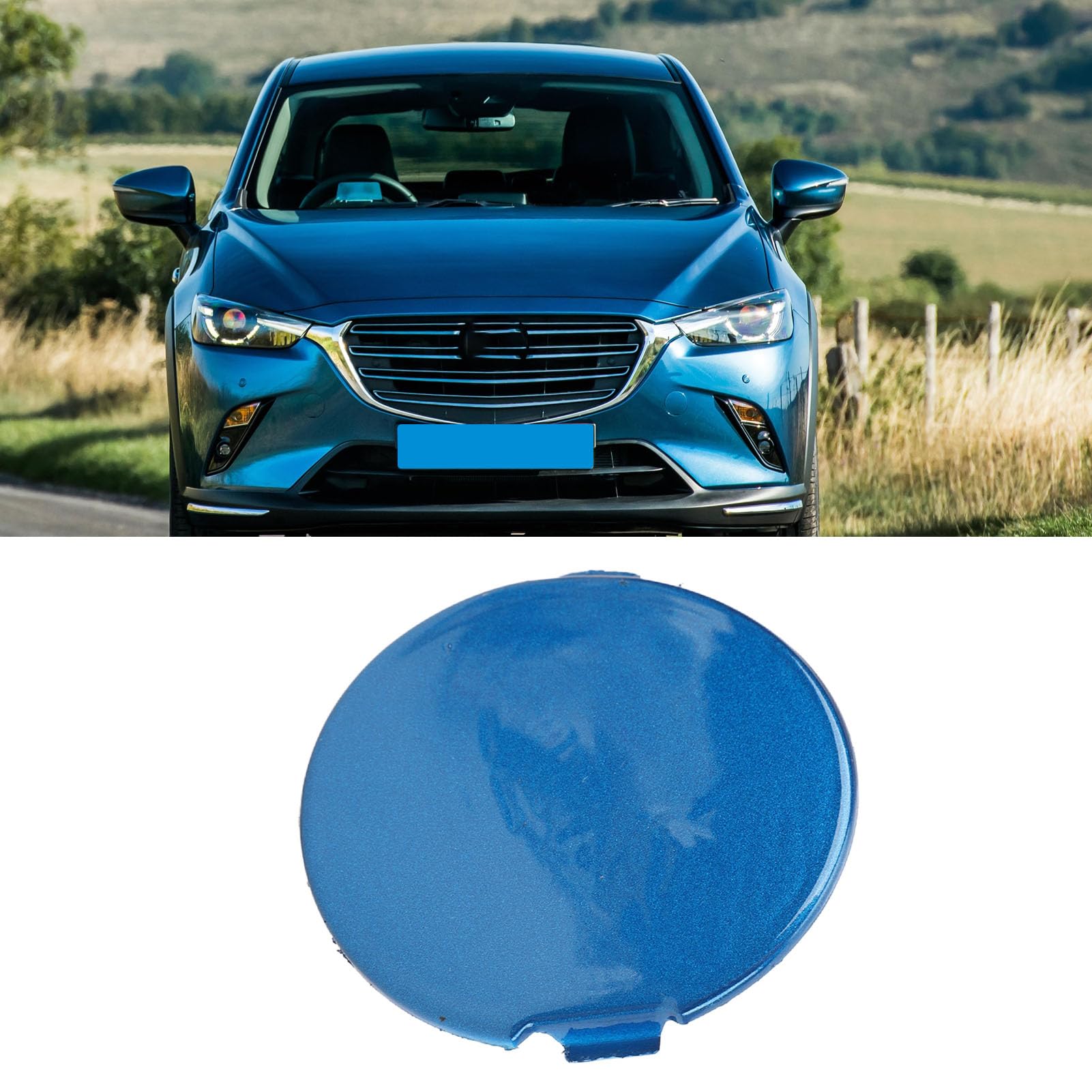 Amazon.com: Aramox Front Bumper Tow Hook Eye Cover Cap, Left Side