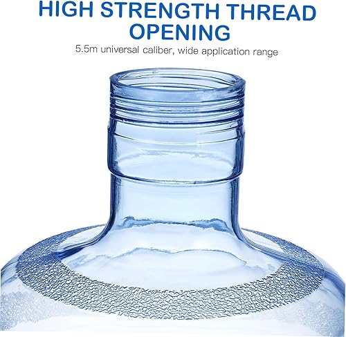 Miniatura 9 de VOSAREA Contenedor de agua portátil con asa para el coche, camping, suministros de transporte al aire libre